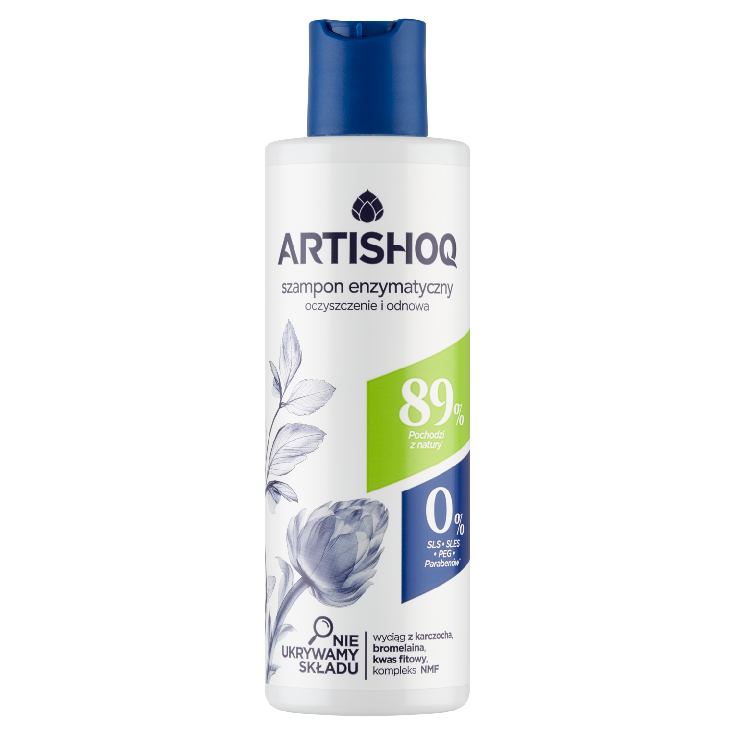 Artishoq, szampon enzymatyczny, oczyszczenie i odnowa, 150 ml