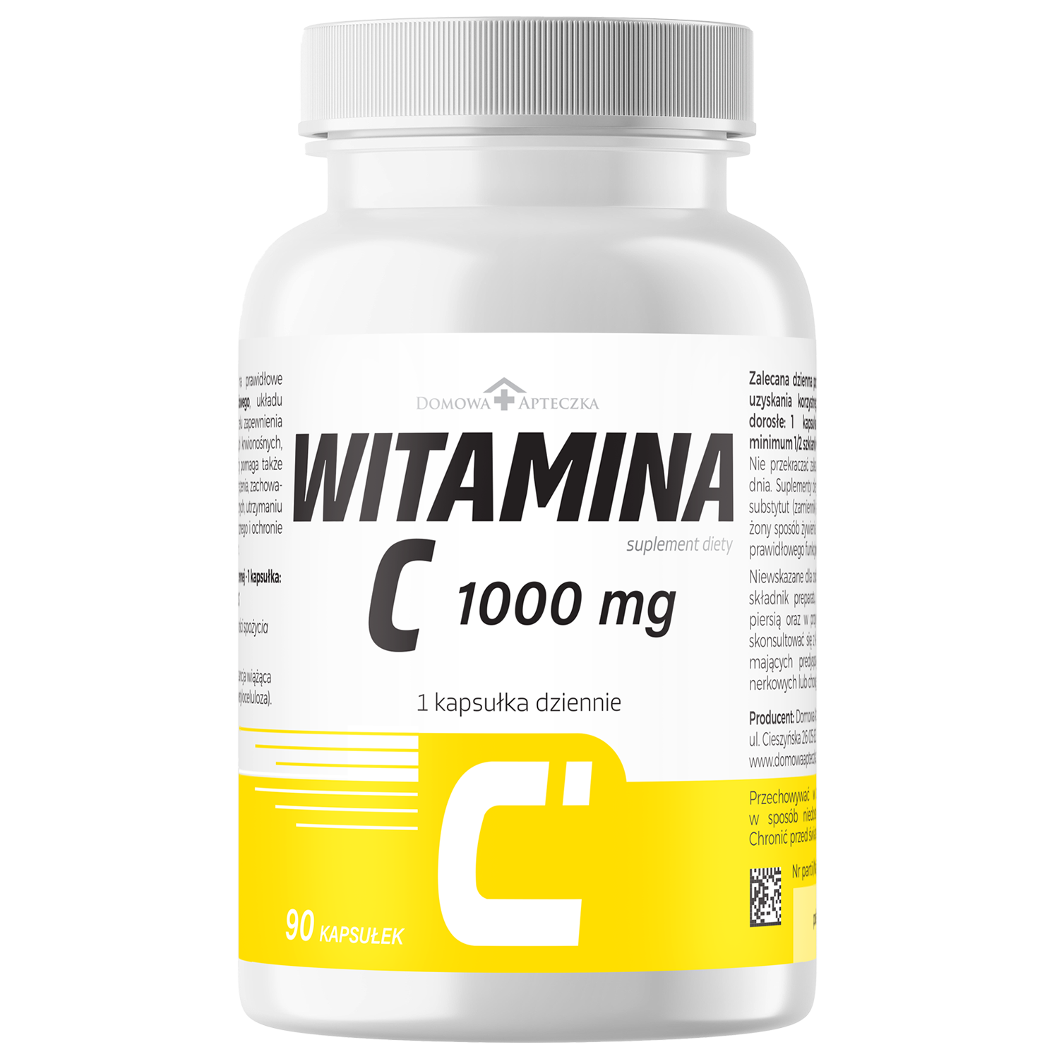 Witamina C 1000 mg, 90 kapsułek