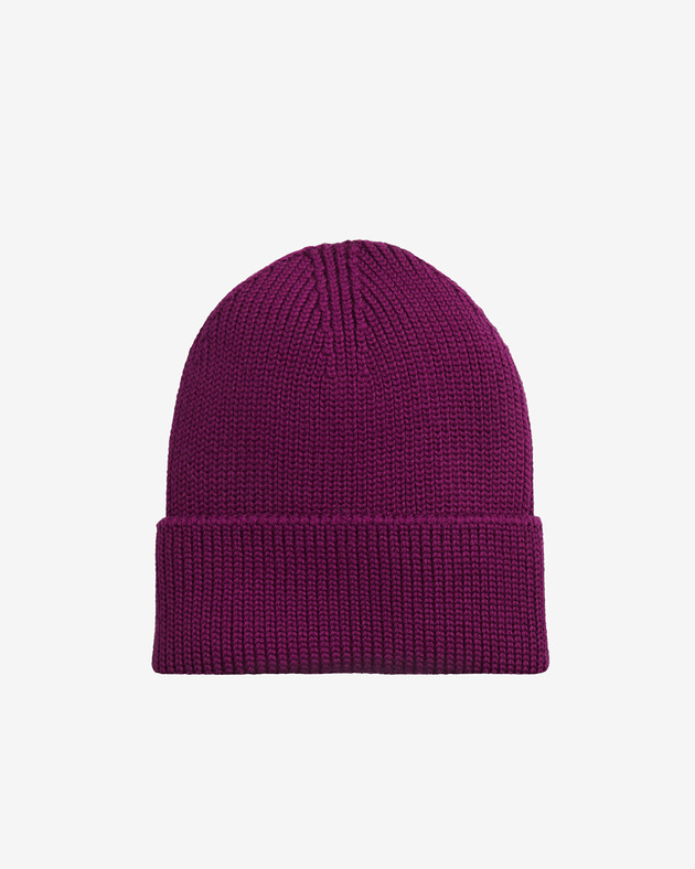 Czapka dla dzieci z wełny merino Wine
