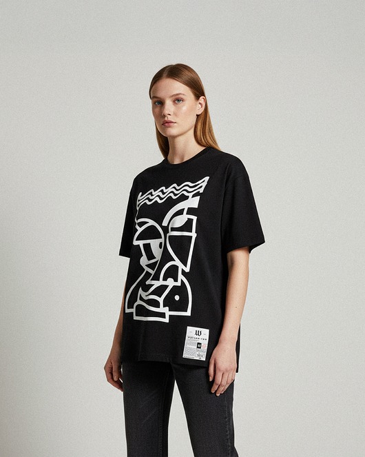 T-Shirt bawełniany 'Luks Przez Iks II'