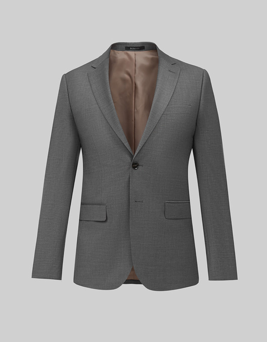 Marynarka do zestawu chiari szary slim fit