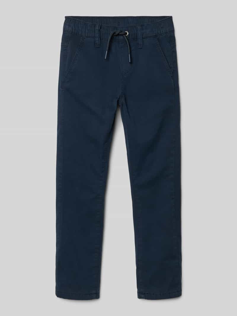Chinosy o kroju regular fit z mieszanki bawełny model ‘JOGGSTYLE PELLE’
