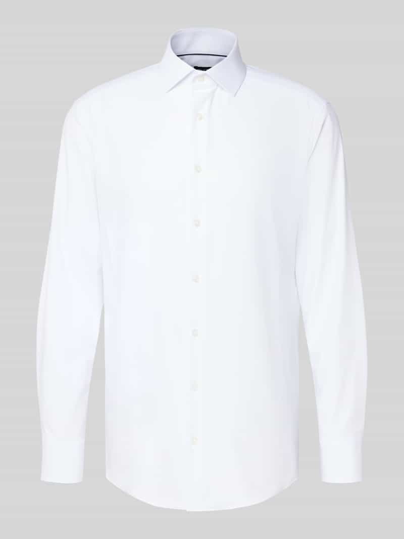 Koszula biznesowa o kroju modern fit z kołnierzykiem typu kent