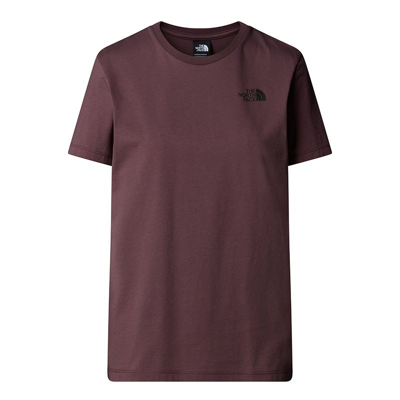 Koszulka damska The North Face NSE Box Edge Of Light Infill 0A8E3JES91 - fioletowa