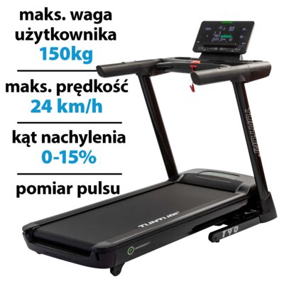 Bieżnia elektryczna TUNTURI Endurance T90 3677W 24km/h