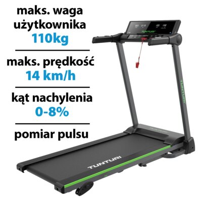 Bieżnia elektryczna TUNTURI Cardio Fit T25 1470W 14km/h