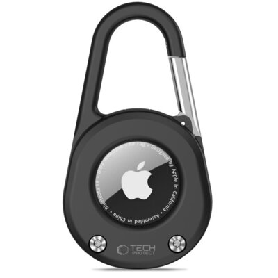Brelok TECH-PROTECT SideLock do Apple AirTag 1/2 Czarny