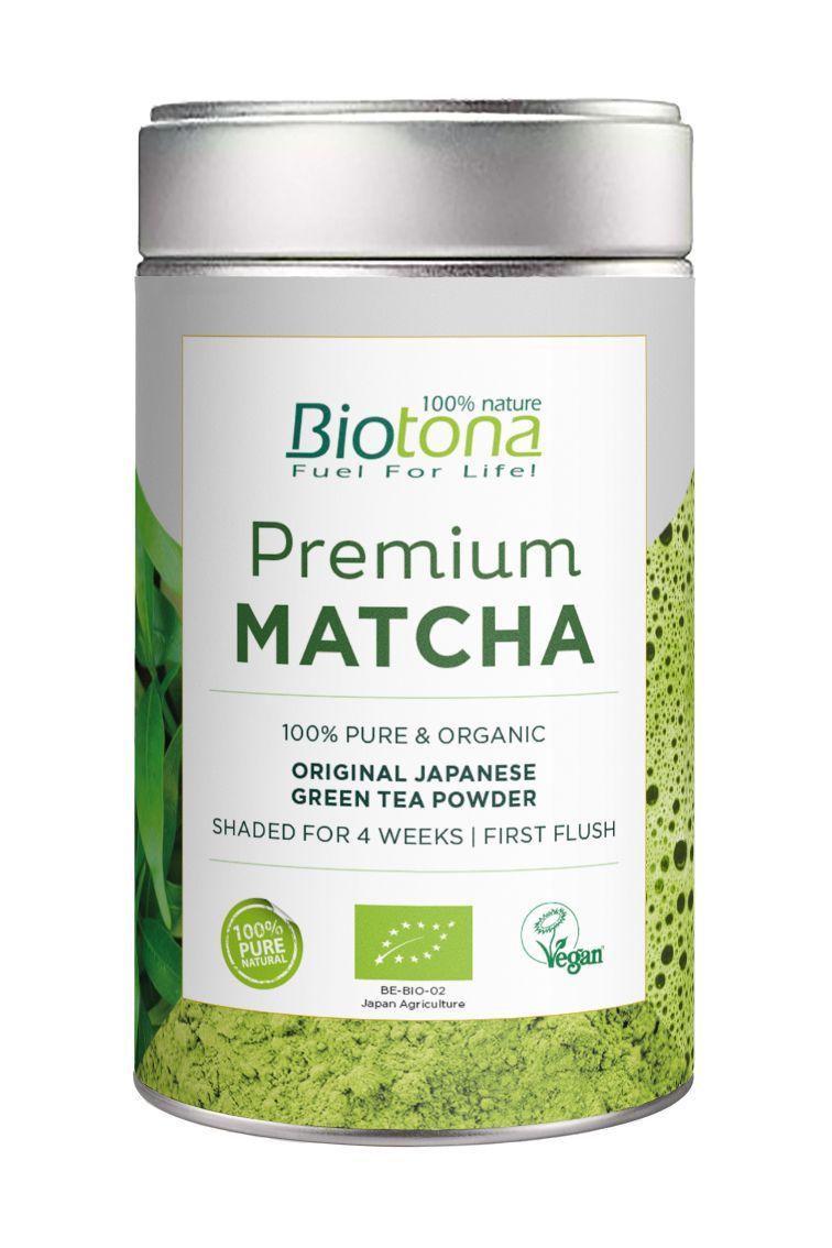 Biotona Herbata zielona matcha japońska premium 80 g Bio - herbata