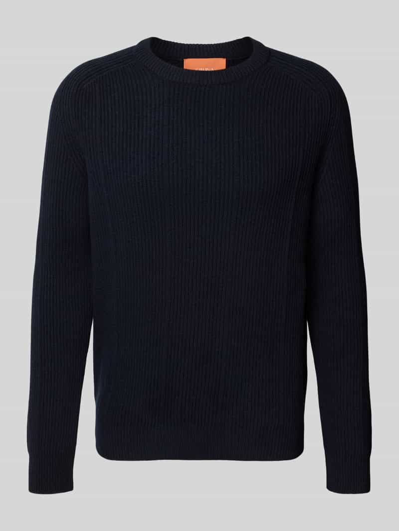 Sweter z dzianiny z wełny model ‘Fuji’