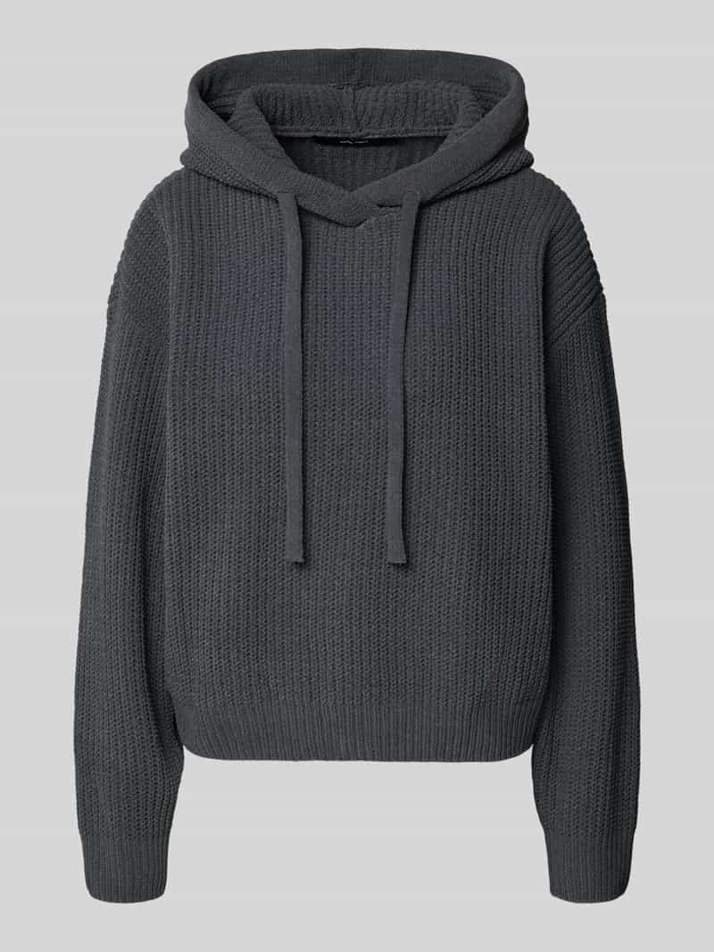 Sweter z dzianiny o kroju regular fit z kapturem model ‘NEAT’