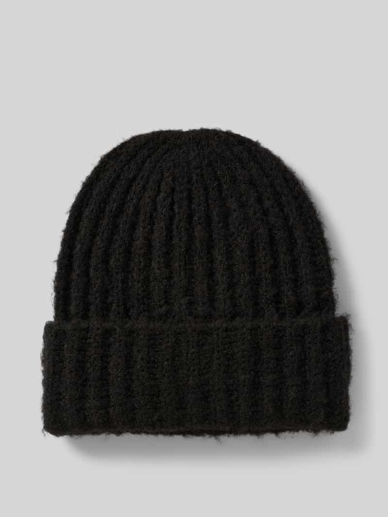 Czapka beanie z prążkowanej dzianiny model ‘PYRON’