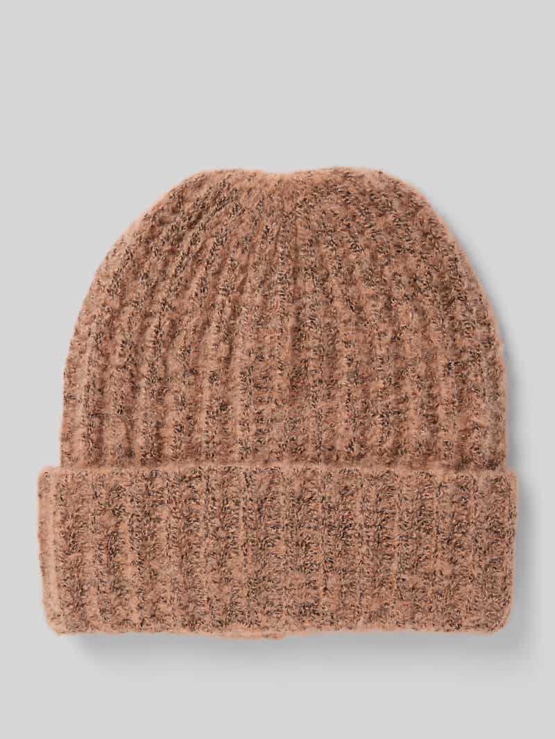 Czapka beanie z prążkowanej dzianiny model ‘PYRON’