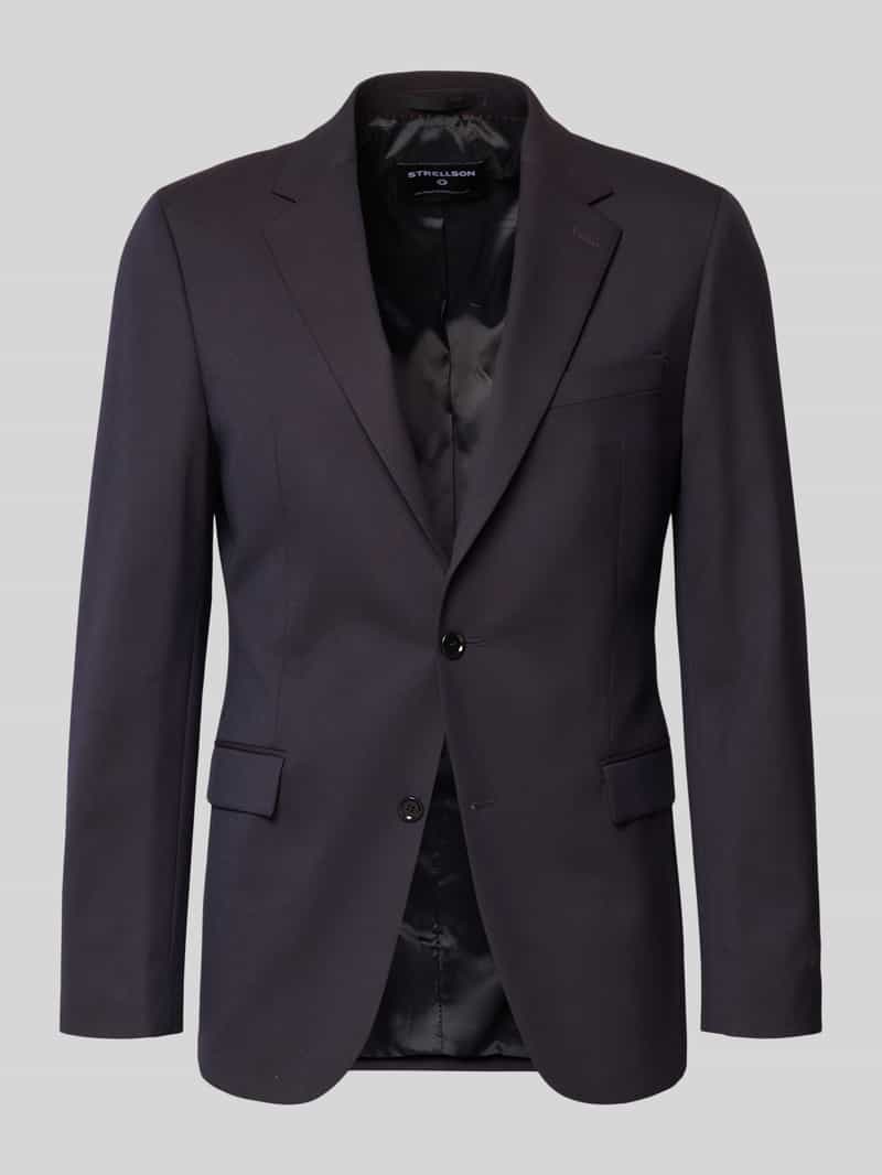 Marynarka do garnituru o kroju slim fit z dodatkiem wełny model ‘ALZER 3’