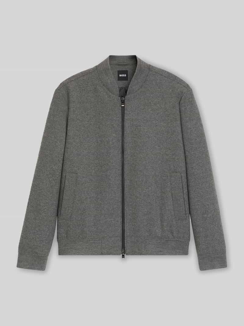 Marynarka do garnituru o kroju slim fit z dodatkiem wełny model ‘HANRY’
