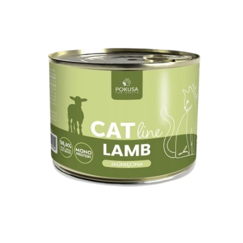 Pokusa CatLine Jagnięcina 200g Mokra karma dla kota z jagnięciną