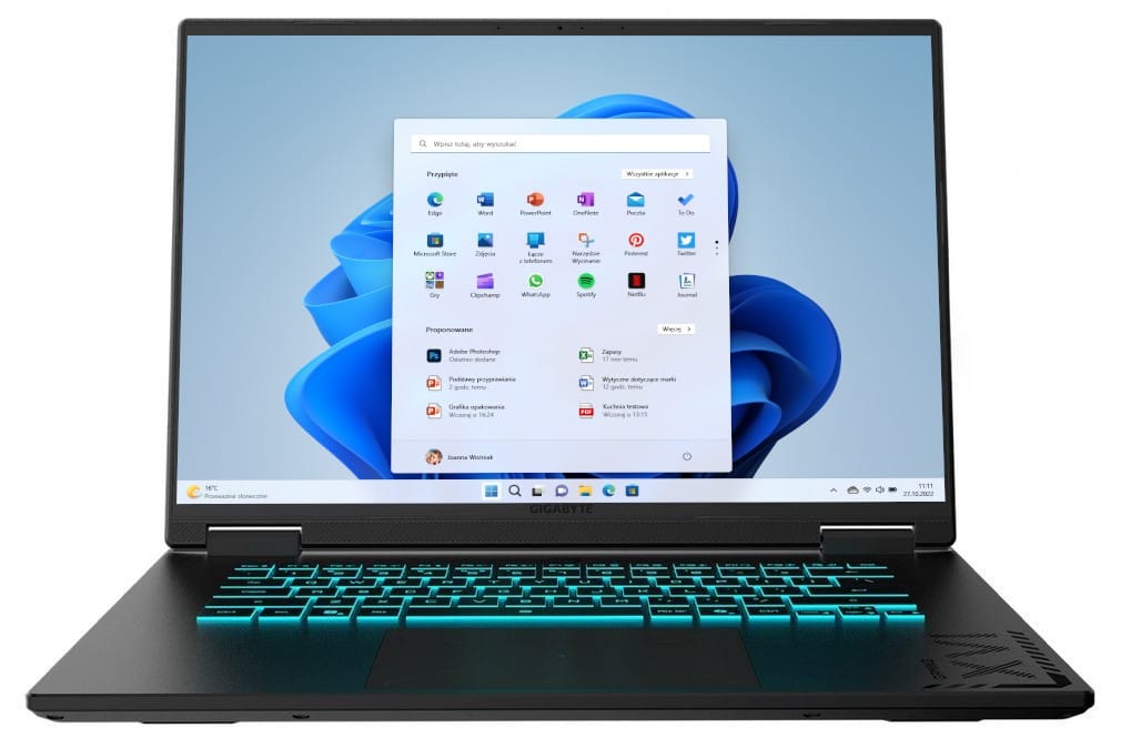 Gigabyte A16 - i7-13620H 16''-165Hz 32GB 1TB + 2TB W11H RTX 4050 CMHI2EE894SD_32GB_1000SSD+2000SSD_WIN11H