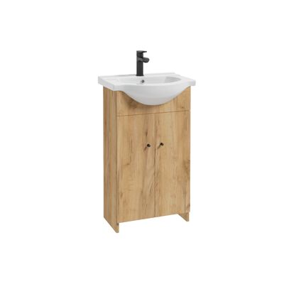 Szafka z umywalką Venus 50 dąb złoty