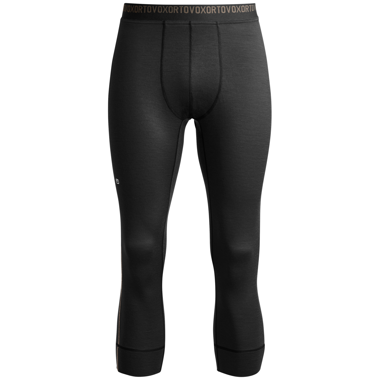 Męskie kalesony 3/4 Ortovox 185 Rock'N'Wool Short Pants Rozmiar: XL / Kolor: czarny