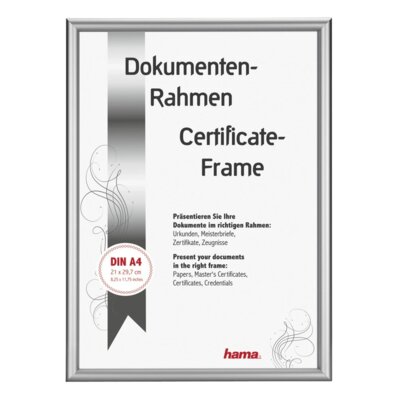 Ramka HAMA Detroit 21x29.7 Srebrny