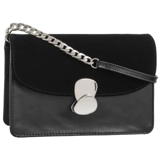 Torebka Listonoszka Czarna R10123TB _8IH (RY1187-a) Ryłko