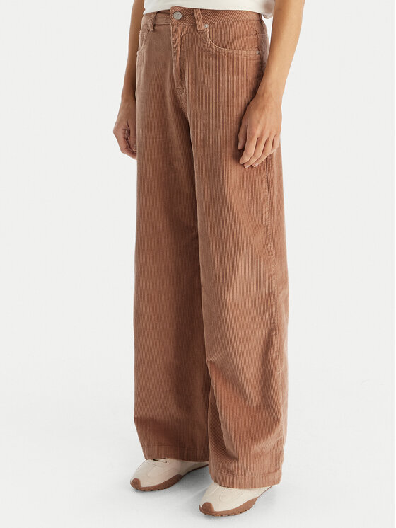 Roxy Spodnie materiałowe ERJNP03678 Brązowy Regular Fit