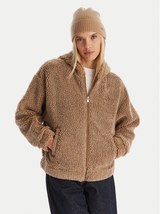 Roxy Polar City Track Brązowy Regular Fit