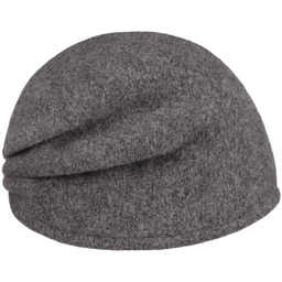 Czapka z Sukna Welnianego Liliova by Loevenich, ciemnoszary, One Size