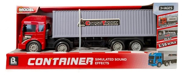 Ciężarówka ze światłem i dźwiękiem