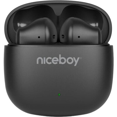 Niceboy Beans 4 POP - 200 mAh + 2x 30 mAh IPX4 czarny