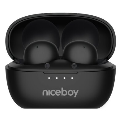 Niceboy Podsie 4 POP - 400 mAh + 2x 40 mAh IPX4 czarny