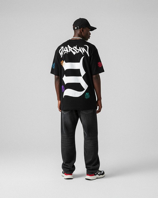 T-Shirt bawełniany 'Niebieski Robi Kreski'