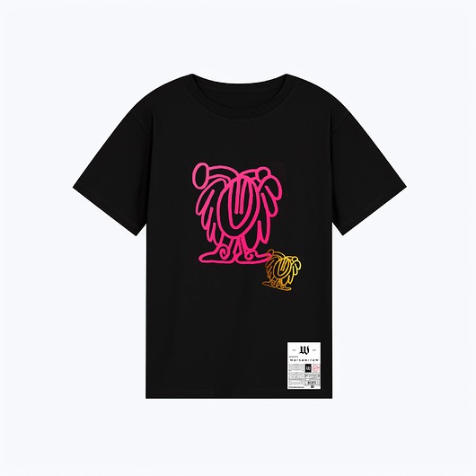 T-Shirt bawełniany 'Niebieski Robi Kreski'