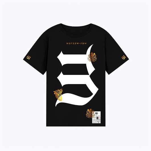 T-Shirt bawełniany 'Niebieski Robi Kreski'