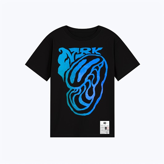 T-Shirt bawełniany 'Niebieski Robi Kreski'