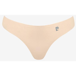 Majtki damskie brazyliany bawełniane bezszwowe beżowe Gloss Pierre Cardin