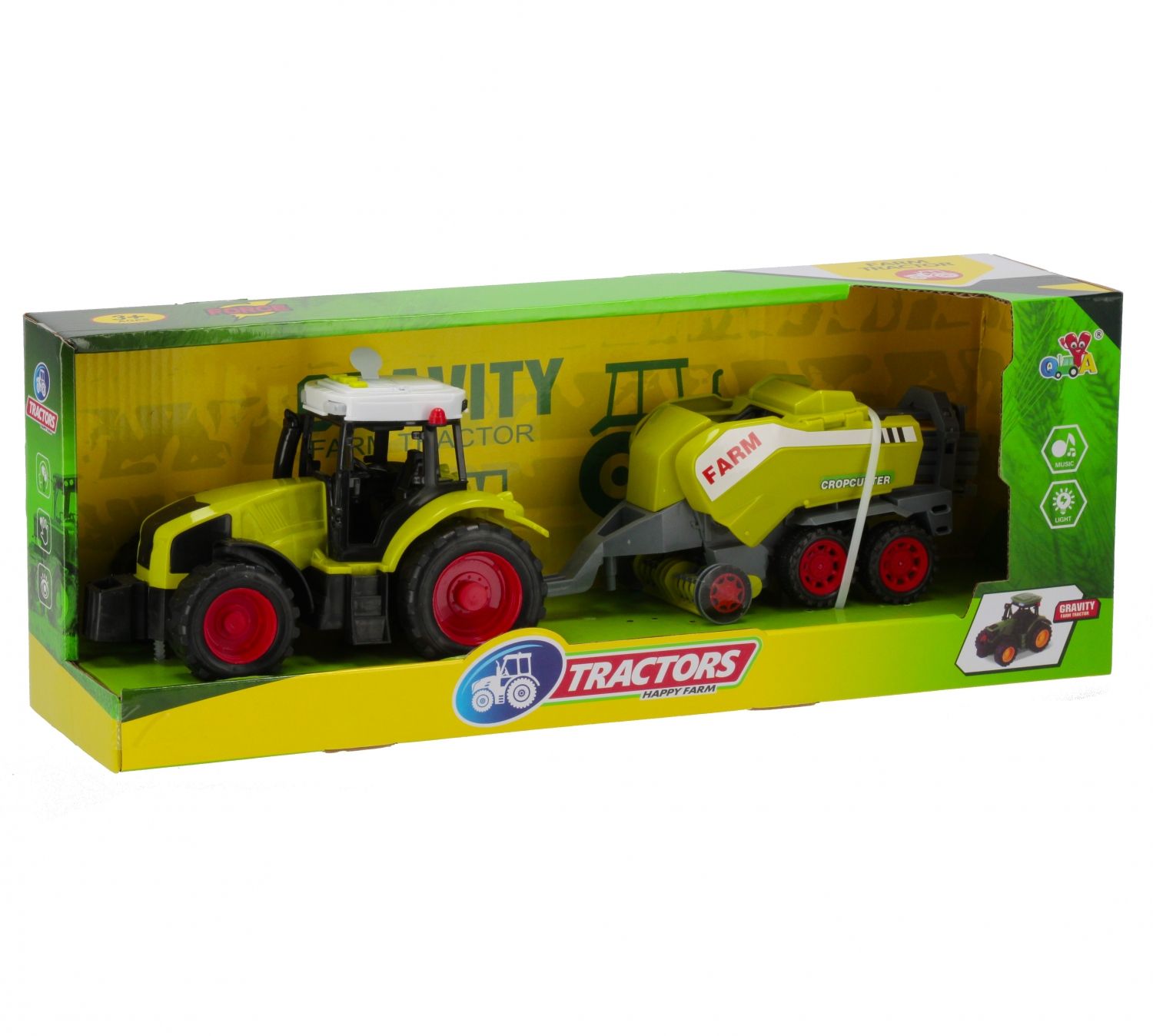 Traktor z akcesoriami Moje Ranczo Mega Creative 571599 - model lub pojazd