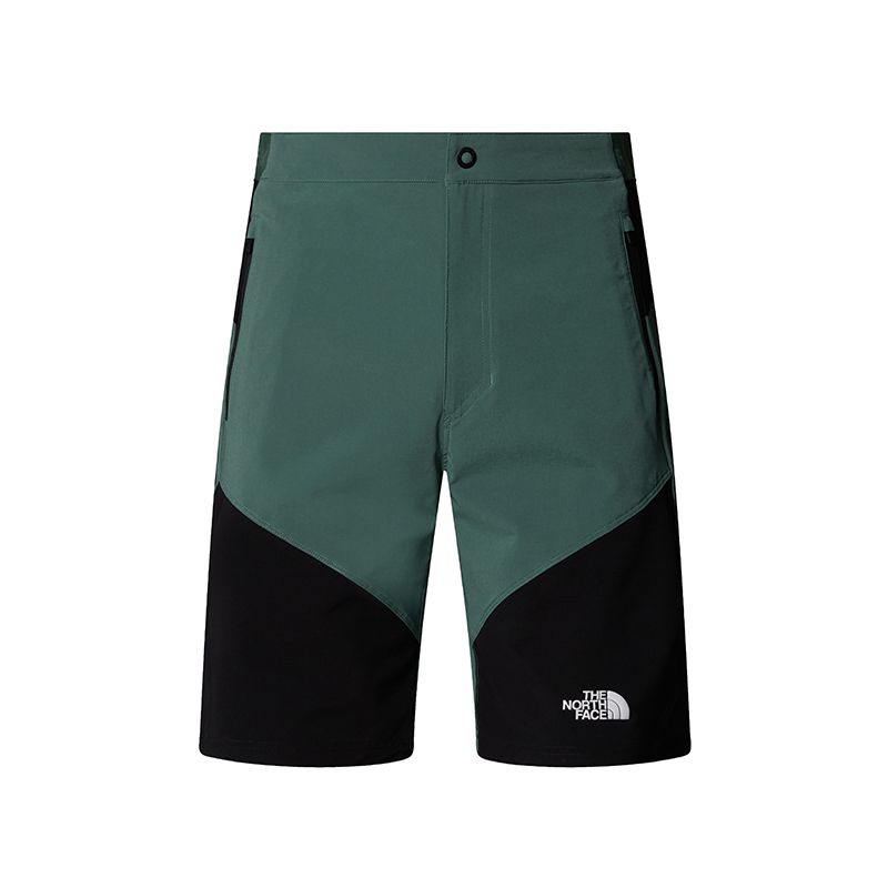 Spodenki męskie The North Face Felik 0A825XLFW1 - zielono-czarne