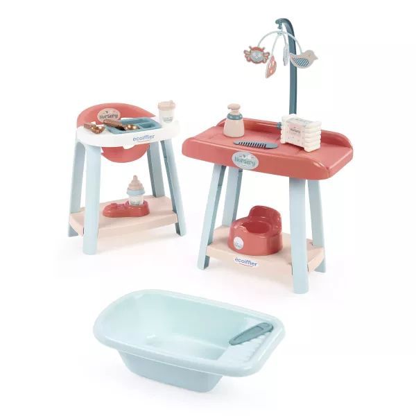 Écoiffier: 3 w 1 zestaw zabawek do pielęgnacji niemowląt