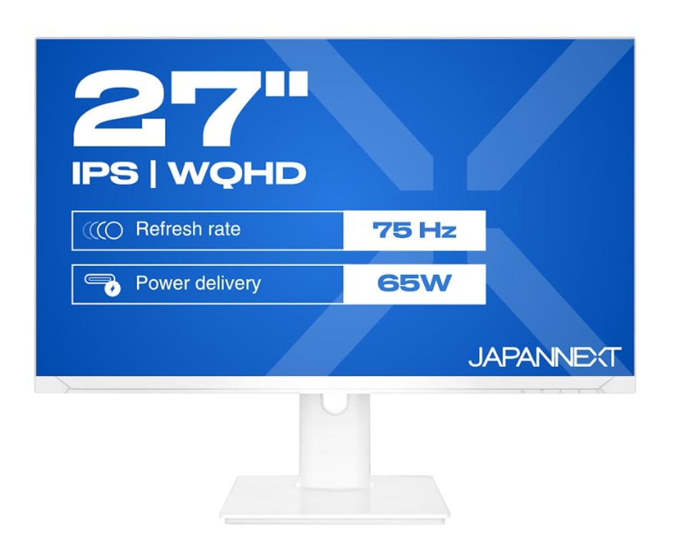 JAPANNEXT JN-IPS270WQHD75F-C65W-HSP-W 27