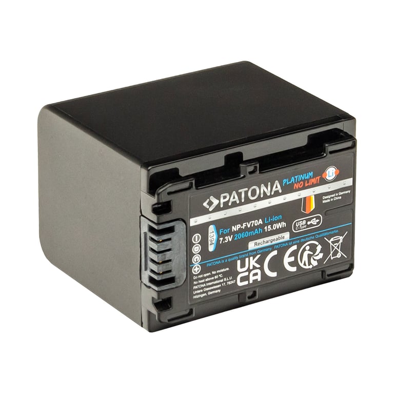 PATONA 1394 bateria do aparatu/kamery Litowo-jonowa (Li-Ion) 2060 mAh