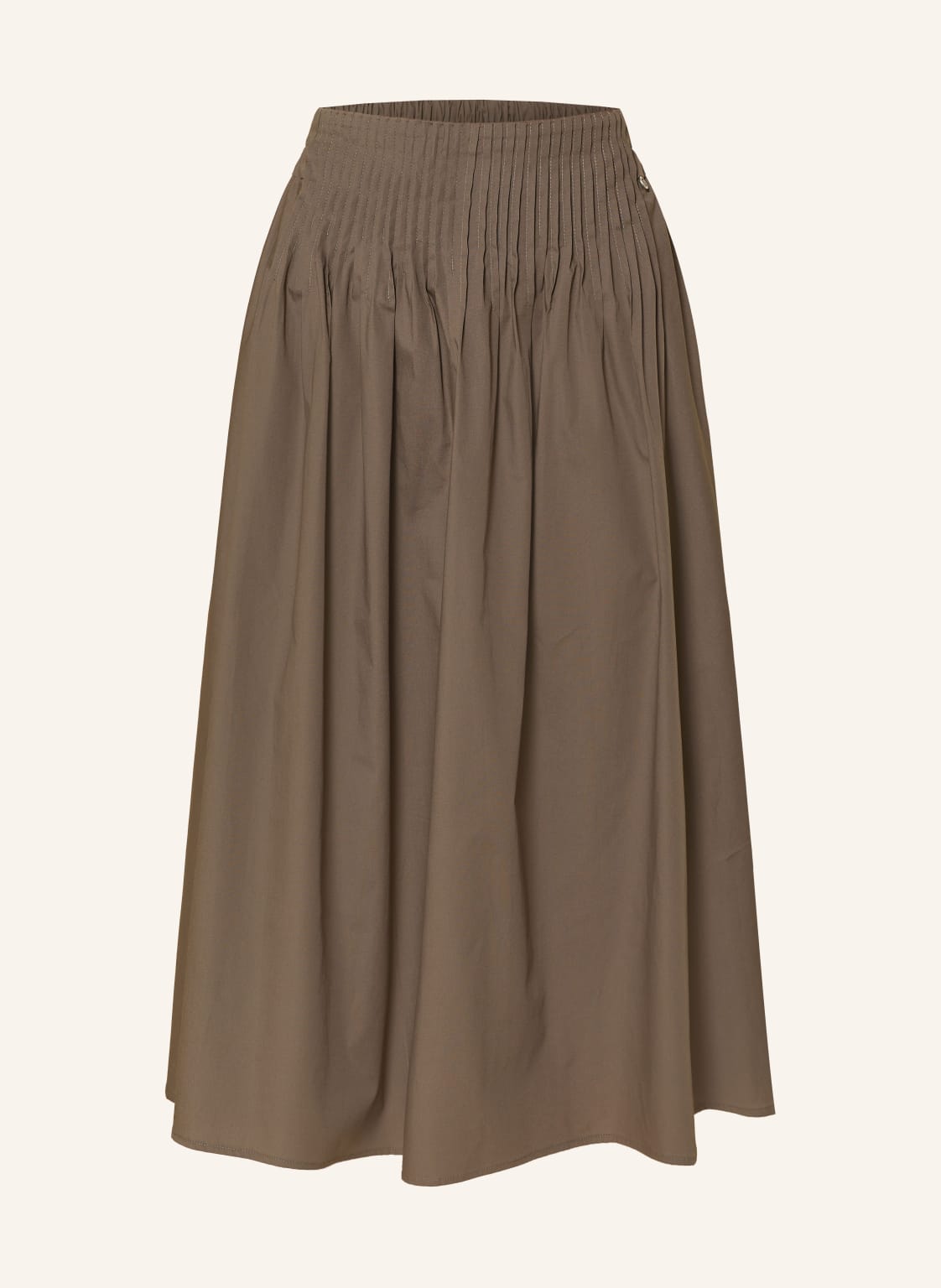 Rockmacherin Spódnica Plisowana Windach braun