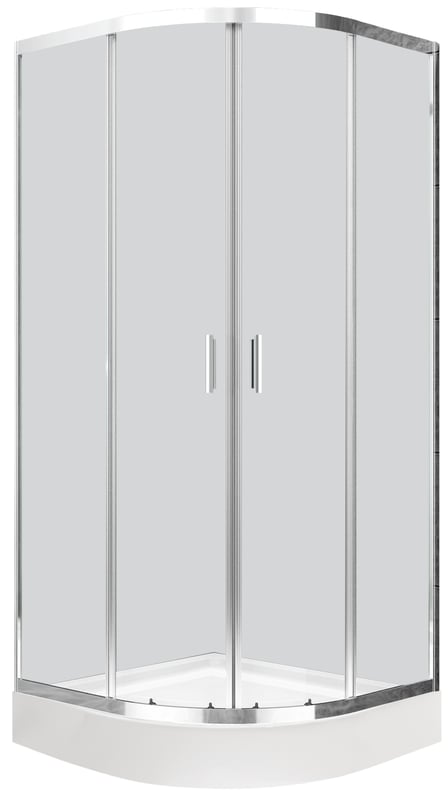Kabina prysznicowa z brodzikiem Ultra 80x80x206 cm Liveno