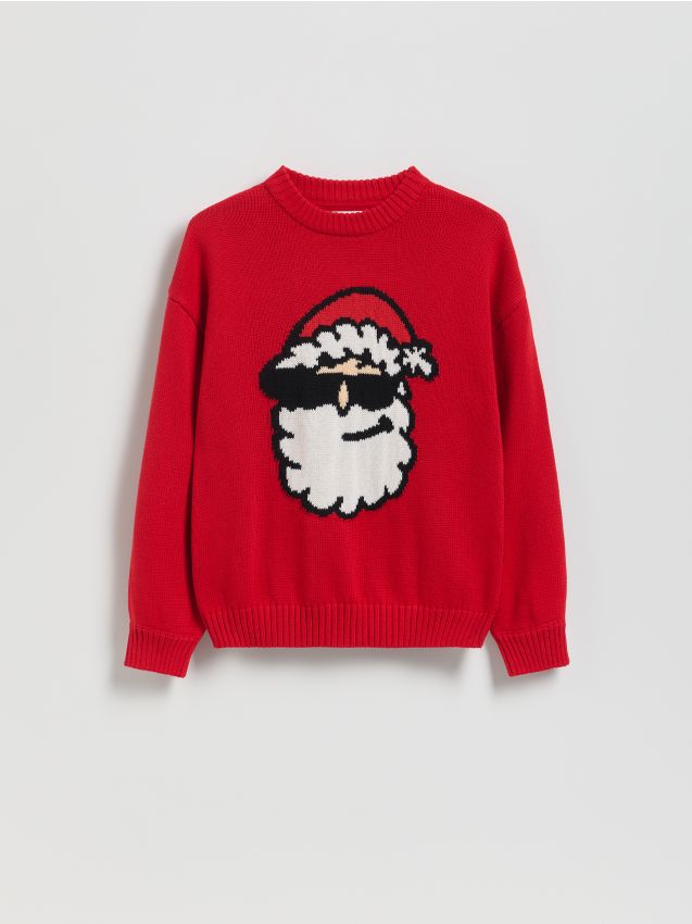 Reserved - Świąteczny sweter - czerwony