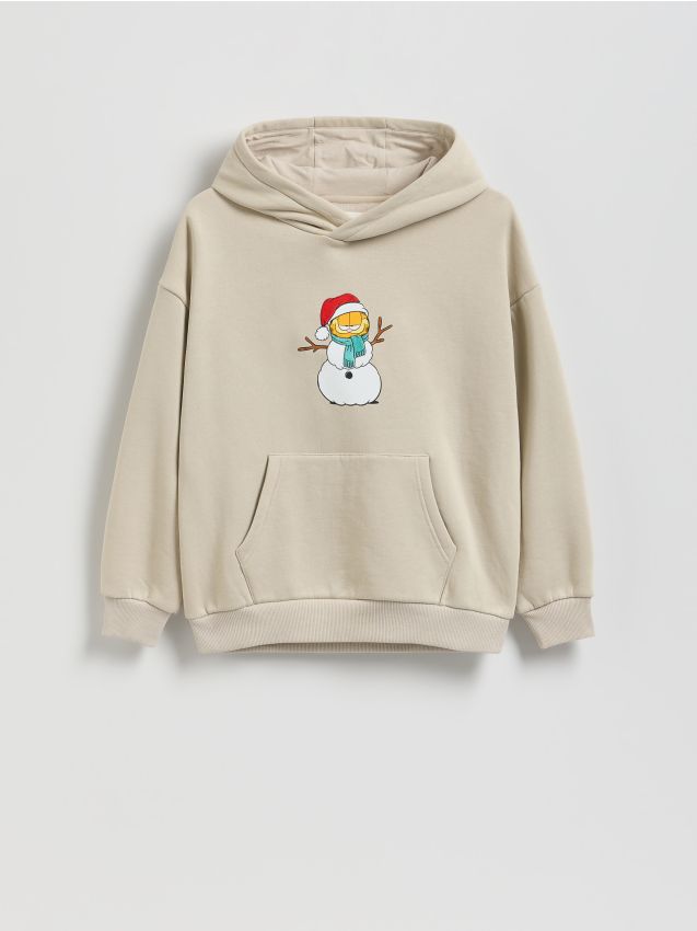 Reserved - Bluza GARFIELD - beżowy