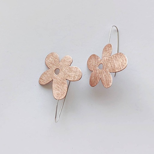 Kolczyki srebrne KWIAT