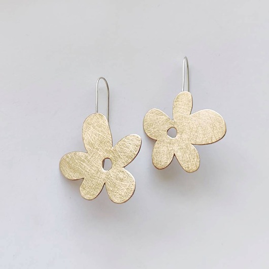 Kolczyki srebrne KWIAT