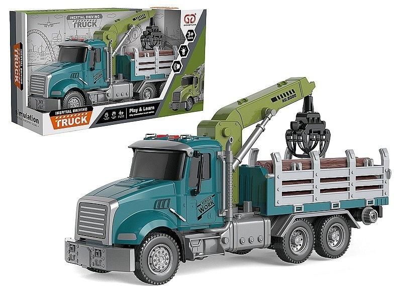 Auto ciężarowe do transportu drewna - model lub pojazd