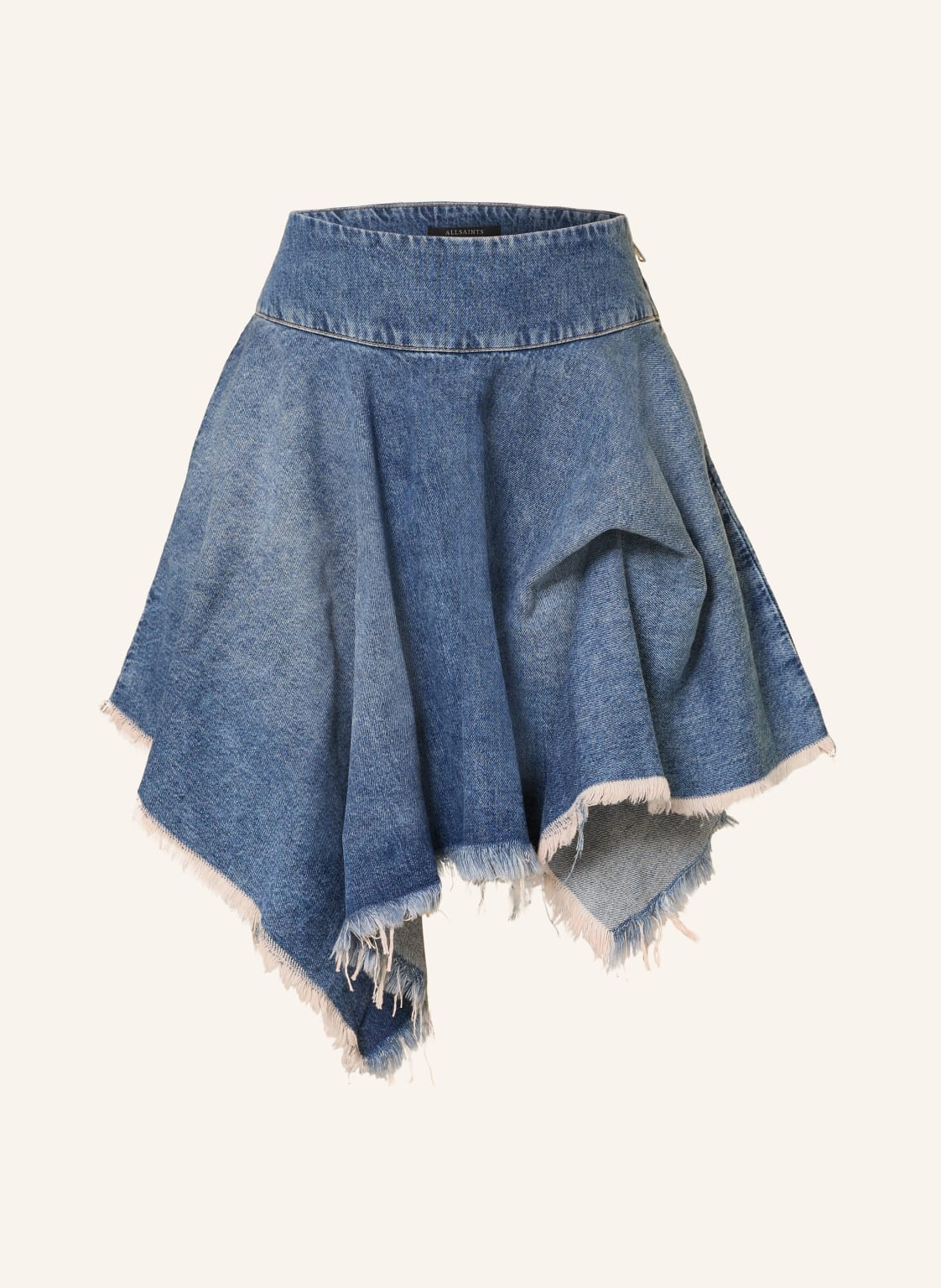 Allsaints Spódnica Jeansowa Crissy blau