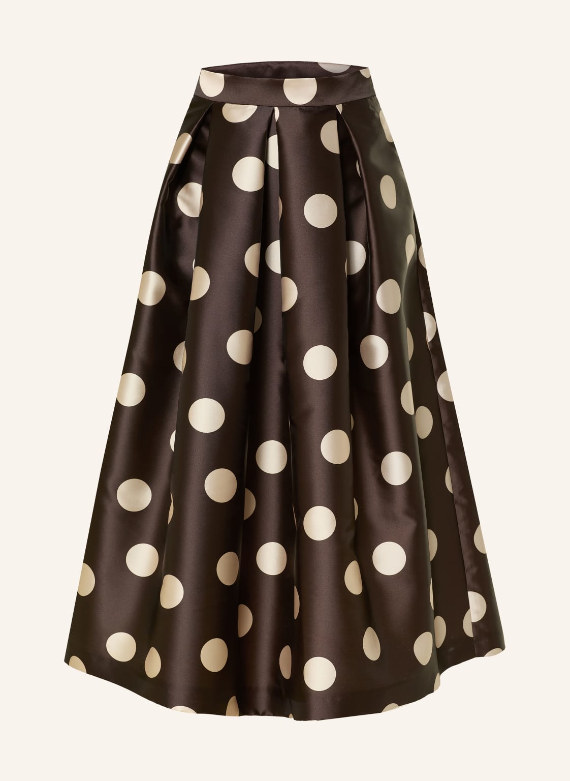 Lunatica Milano Spódnica Plisowana braun