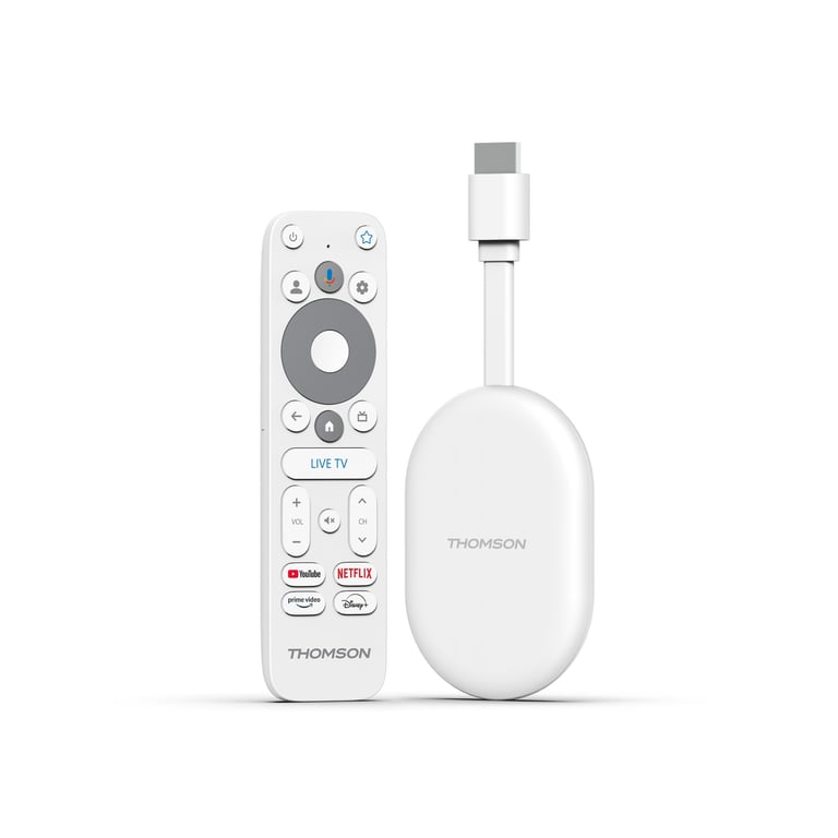 Thomson Go Cast 150 HDMI 4K Ultra HD Google TV Biały